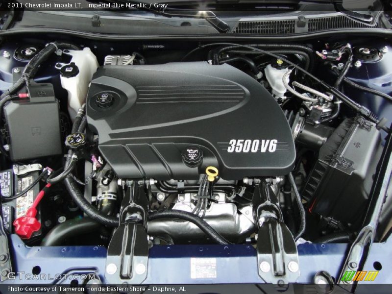 Imperial Blue Metallic / Gray 2011 Chevrolet Impala LT
