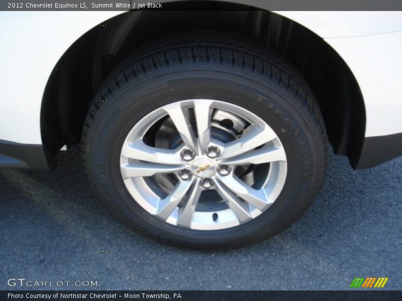 Summit White / Jet Black 2012 Chevrolet Equinox LS