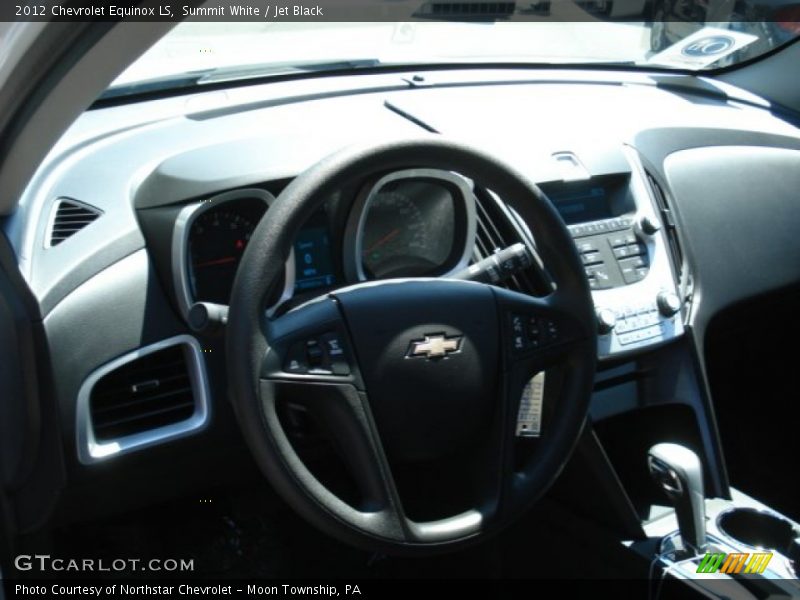 Summit White / Jet Black 2012 Chevrolet Equinox LS