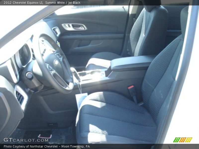 Summit White / Jet Black 2012 Chevrolet Equinox LS