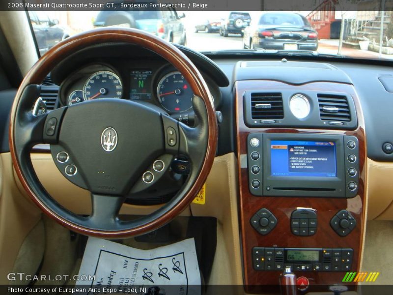 Bordeaux Pontevecchio / Beige 2006 Maserati Quattroporte Sport GT