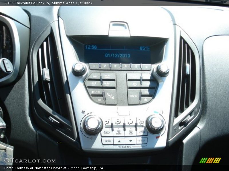 Summit White / Jet Black 2012 Chevrolet Equinox LS