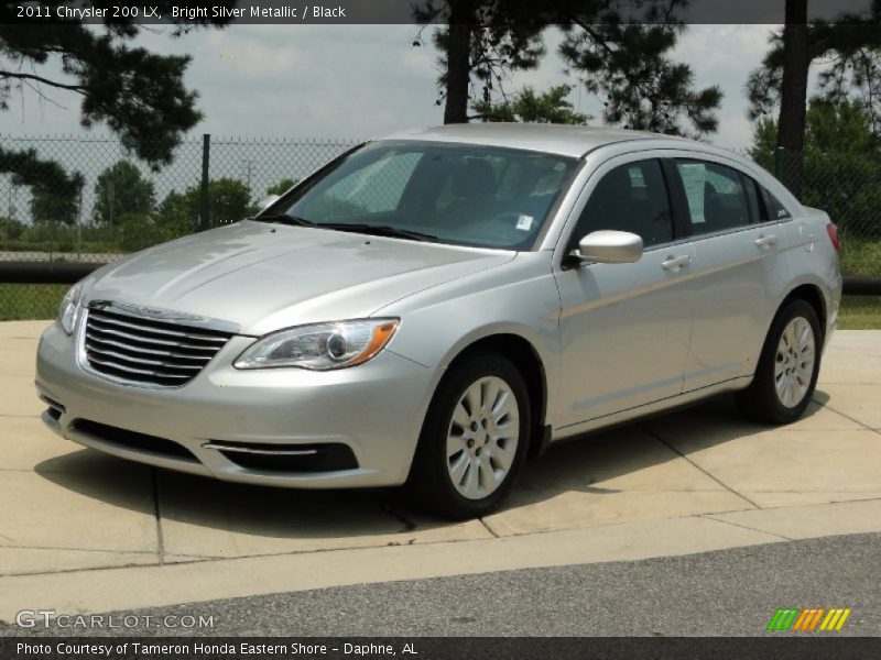Bright Silver Metallic / Black 2011 Chrysler 200 LX