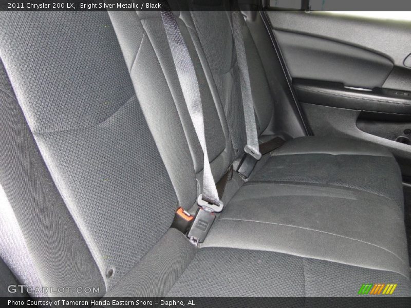 Bright Silver Metallic / Black 2011 Chrysler 200 LX