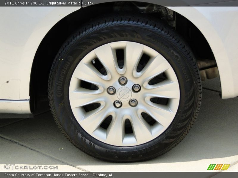 Bright Silver Metallic / Black 2011 Chrysler 200 LX