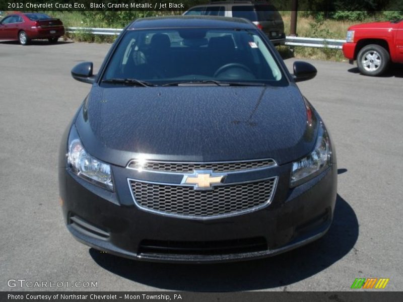 Black Granite Metallic / Jet Black 2012 Chevrolet Cruze Eco