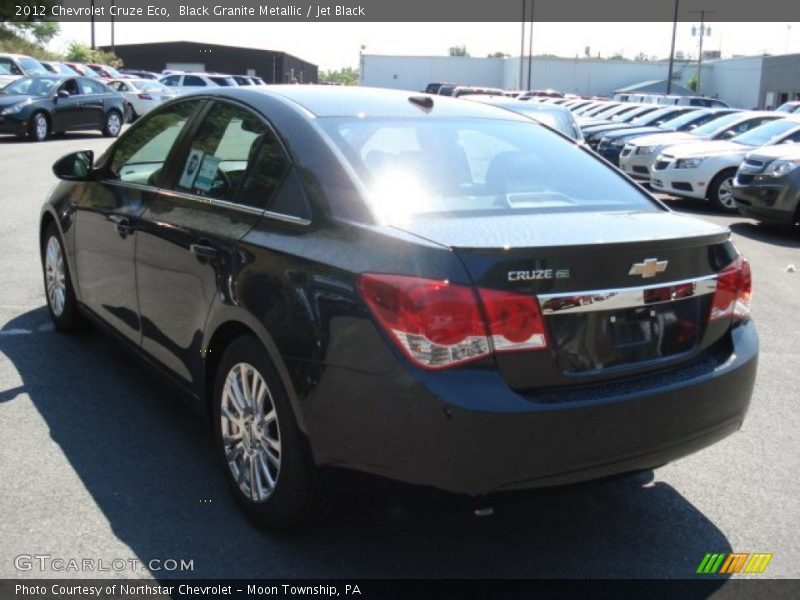 Black Granite Metallic / Jet Black 2012 Chevrolet Cruze Eco