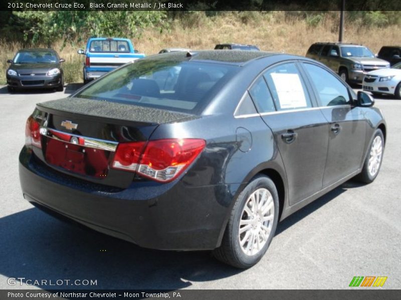 Black Granite Metallic / Jet Black 2012 Chevrolet Cruze Eco