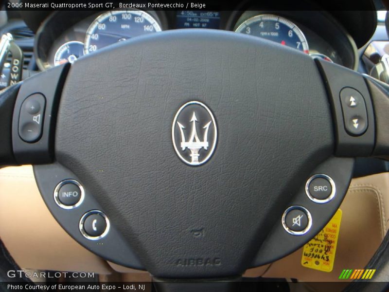 Bordeaux Pontevecchio / Beige 2006 Maserati Quattroporte Sport GT
