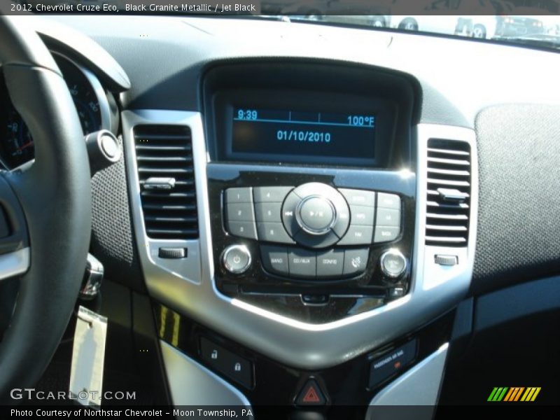 Black Granite Metallic / Jet Black 2012 Chevrolet Cruze Eco