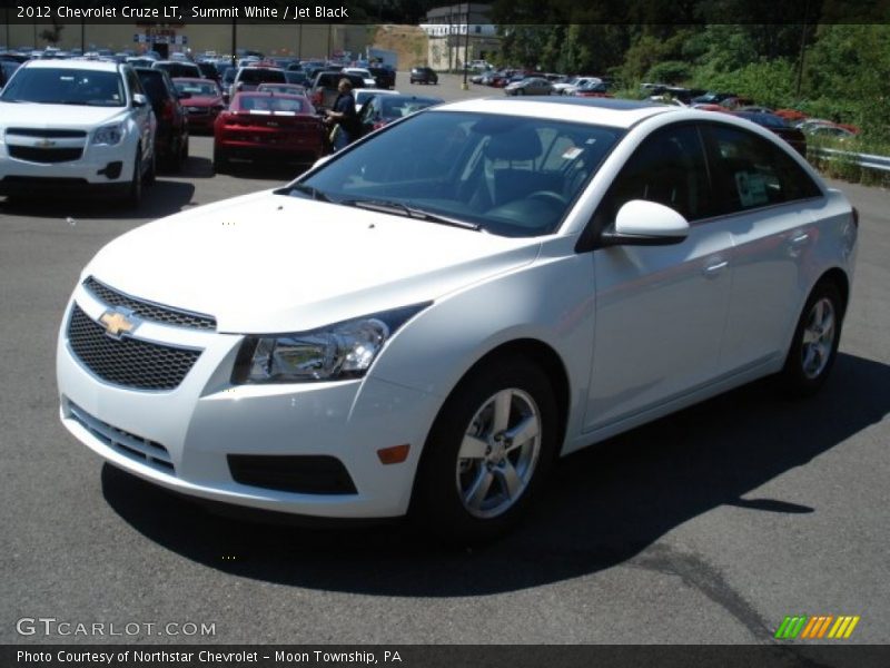 Summit White / Jet Black 2012 Chevrolet Cruze LT