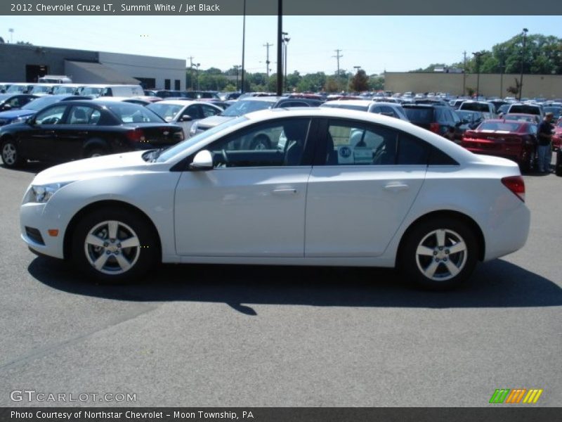 Summit White / Jet Black 2012 Chevrolet Cruze LT
