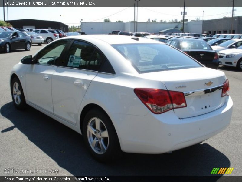 Summit White / Jet Black 2012 Chevrolet Cruze LT