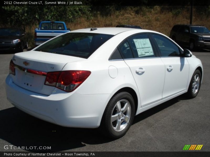 Summit White / Jet Black 2012 Chevrolet Cruze LT