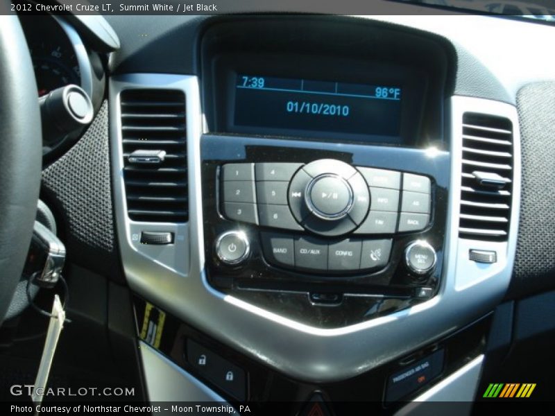 Summit White / Jet Black 2012 Chevrolet Cruze LT