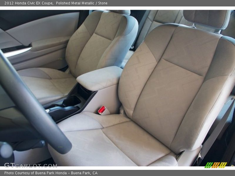 Polished Metal Metallic / Stone 2012 Honda Civic EX Coupe