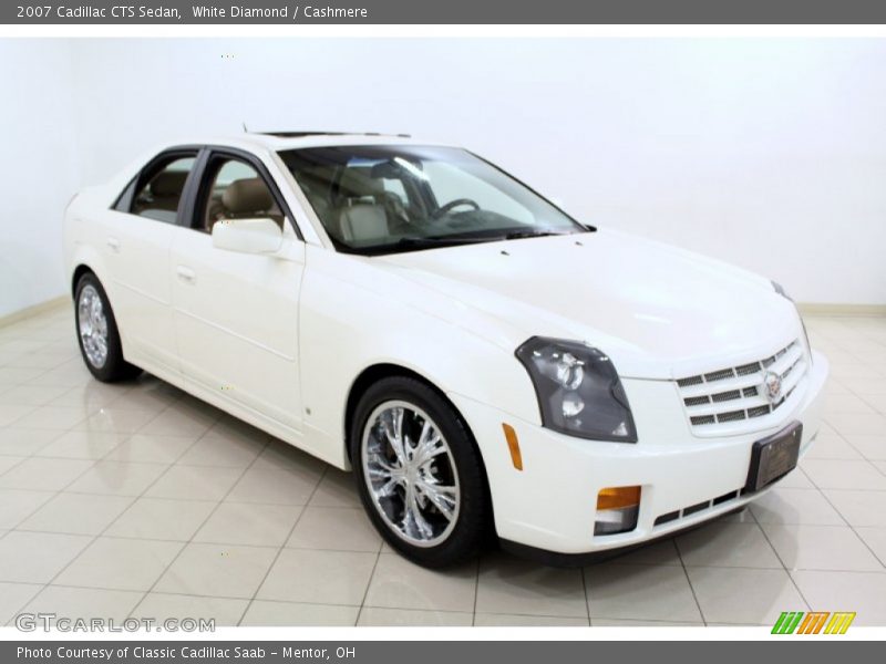 White Diamond / Cashmere 2007 Cadillac CTS Sedan