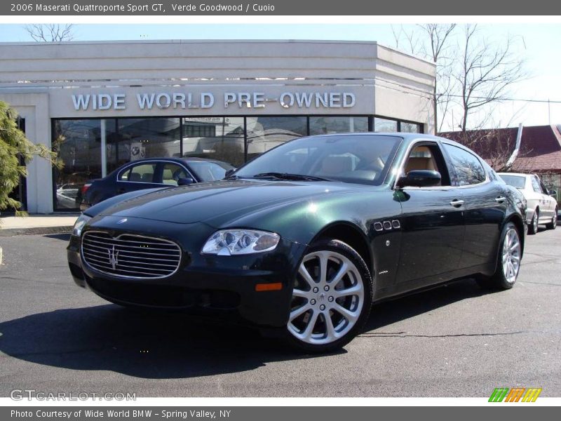 Verde Goodwood / Cuoio 2006 Maserati Quattroporte Sport GT