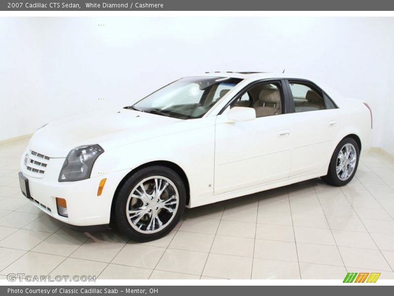 White Diamond / Cashmere 2007 Cadillac CTS Sedan
