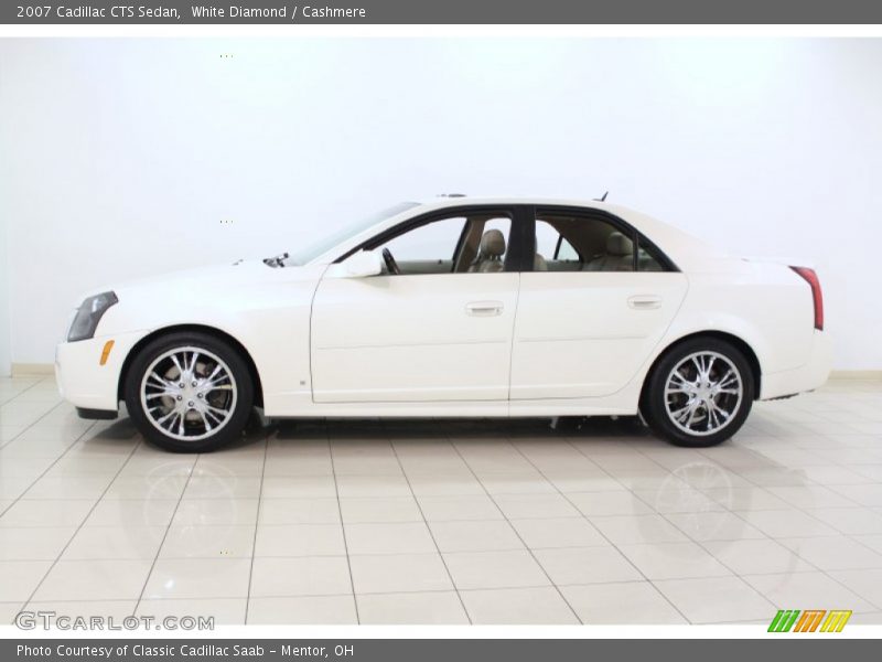White Diamond / Cashmere 2007 Cadillac CTS Sedan