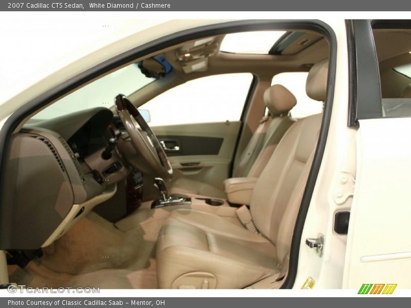 White Diamond / Cashmere 2007 Cadillac CTS Sedan