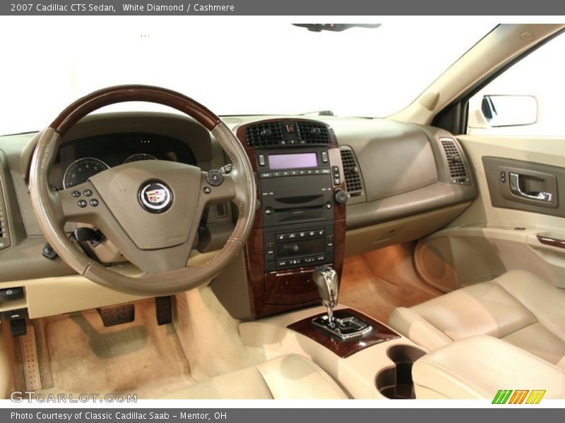 White Diamond / Cashmere 2007 Cadillac CTS Sedan