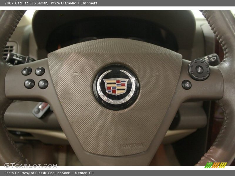 White Diamond / Cashmere 2007 Cadillac CTS Sedan
