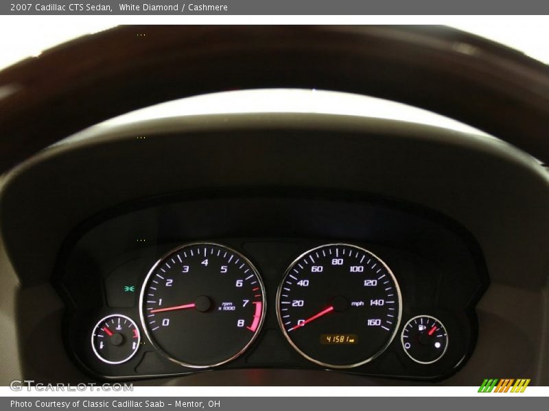 White Diamond / Cashmere 2007 Cadillac CTS Sedan