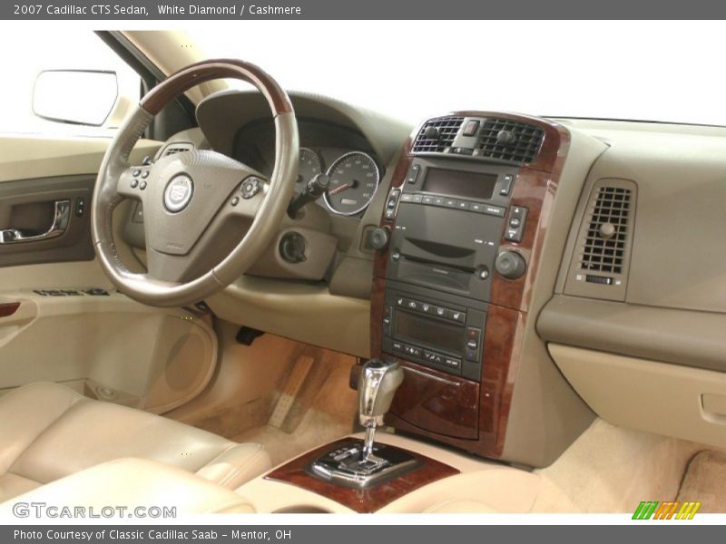 White Diamond / Cashmere 2007 Cadillac CTS Sedan