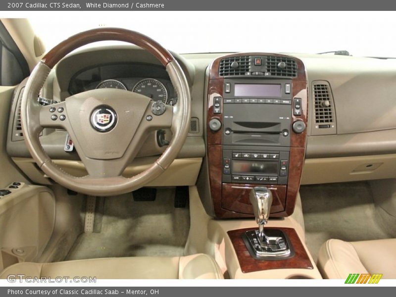 White Diamond / Cashmere 2007 Cadillac CTS Sedan