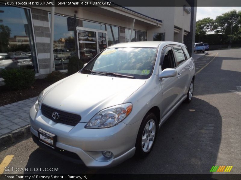 Silver Streak Mica / Dark Gray 2006 Toyota Matrix XR AWD