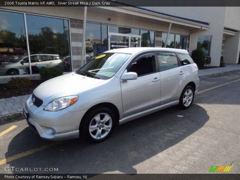 Silver Streak Mica / Dark Gray 2006 Toyota Matrix XR AWD
