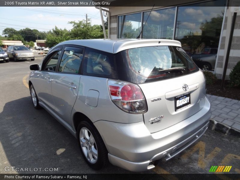 Silver Streak Mica / Dark Gray 2006 Toyota Matrix XR AWD