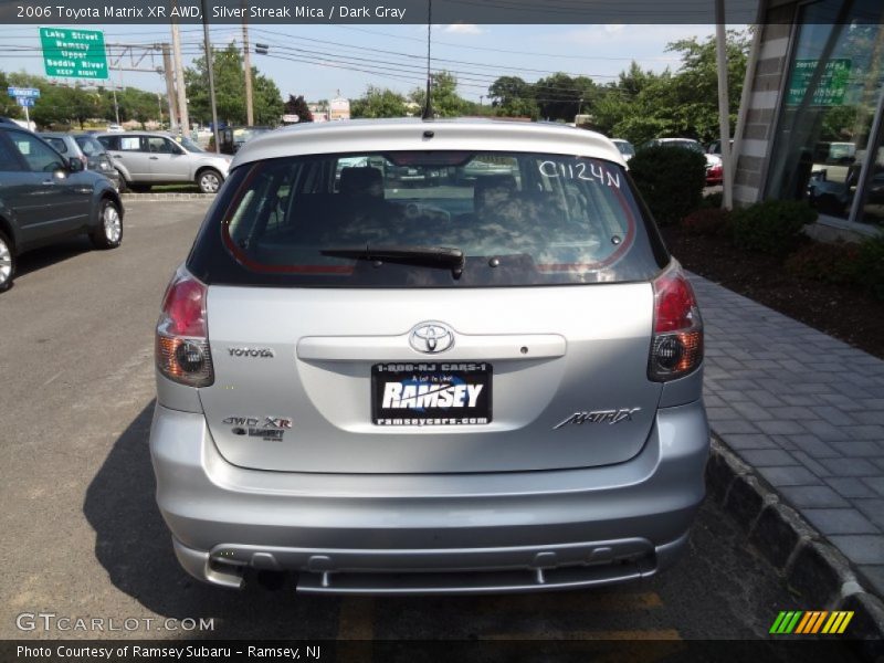 Silver Streak Mica / Dark Gray 2006 Toyota Matrix XR AWD