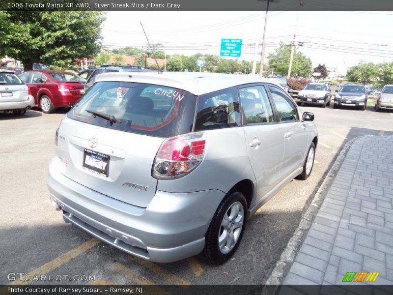 Silver Streak Mica / Dark Gray 2006 Toyota Matrix XR AWD