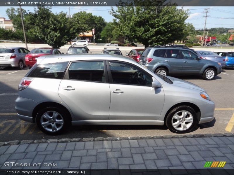 Silver Streak Mica / Dark Gray 2006 Toyota Matrix XR AWD
