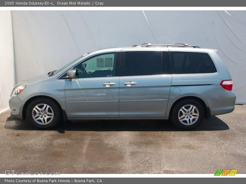 Ocean Mist Metallic / Gray 2005 Honda Odyssey EX-L