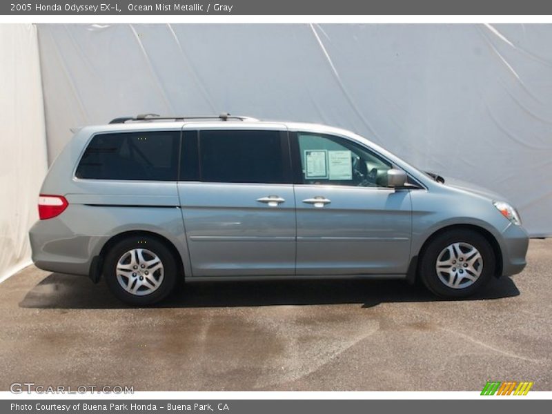 Ocean Mist Metallic / Gray 2005 Honda Odyssey EX-L