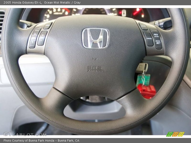 Ocean Mist Metallic / Gray 2005 Honda Odyssey EX-L