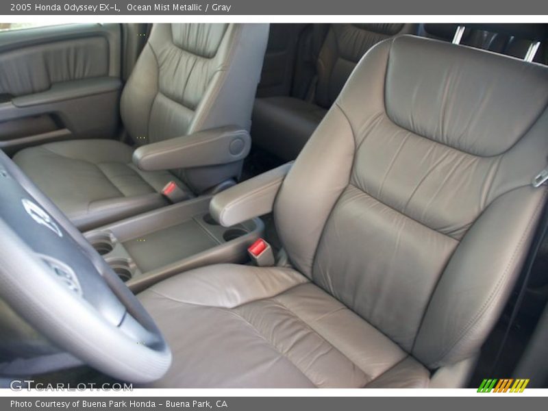 Ocean Mist Metallic / Gray 2005 Honda Odyssey EX-L