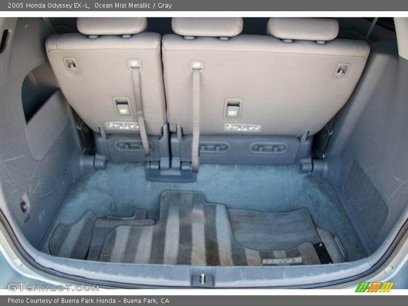 Ocean Mist Metallic / Gray 2005 Honda Odyssey EX-L