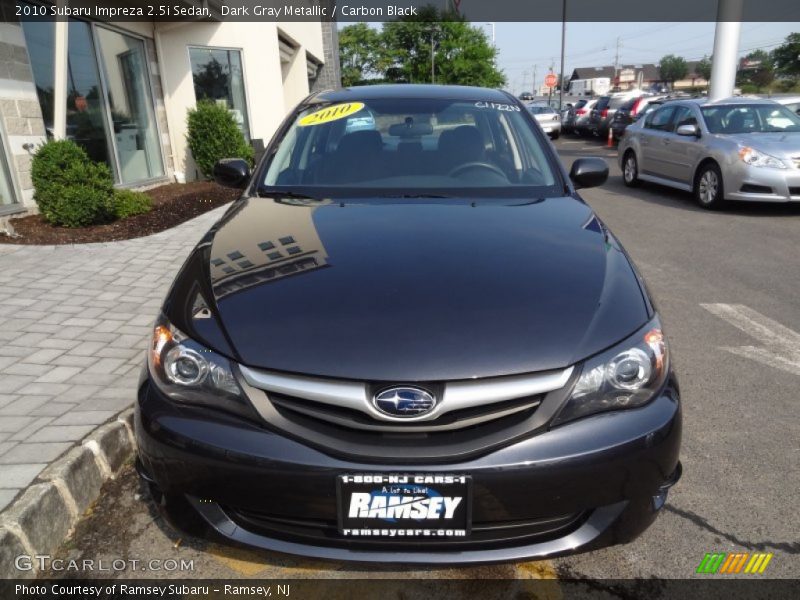 Dark Gray Metallic / Carbon Black 2010 Subaru Impreza 2.5i Sedan