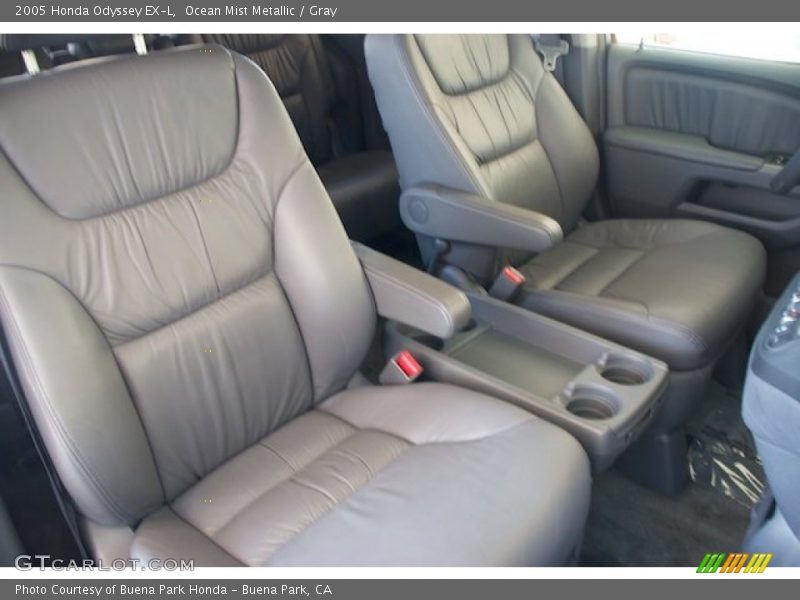 Ocean Mist Metallic / Gray 2005 Honda Odyssey EX-L