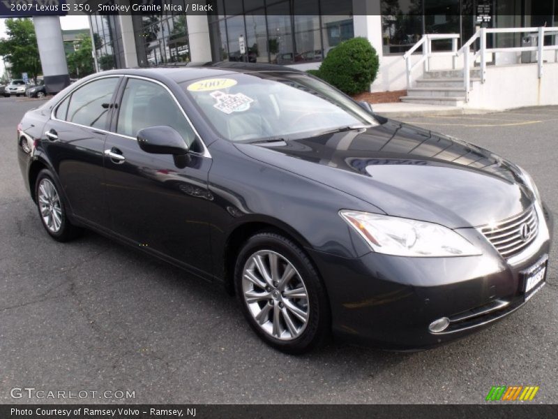 Smokey Granite Mica / Black 2007 Lexus ES 350