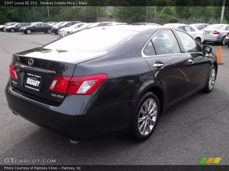 Smokey Granite Mica / Black 2007 Lexus ES 350