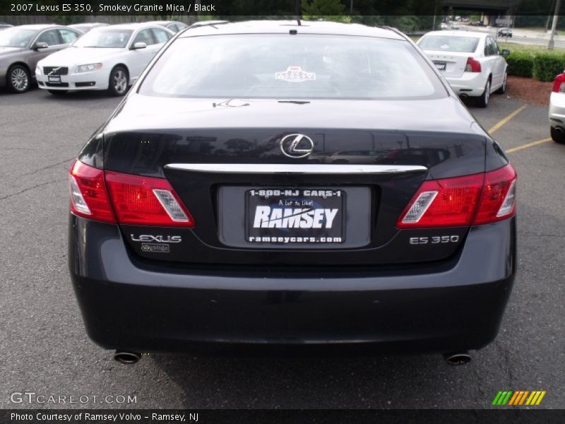 Smokey Granite Mica / Black 2007 Lexus ES 350