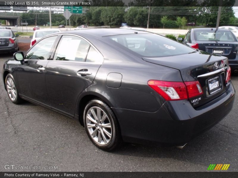 Smokey Granite Mica / Black 2007 Lexus ES 350