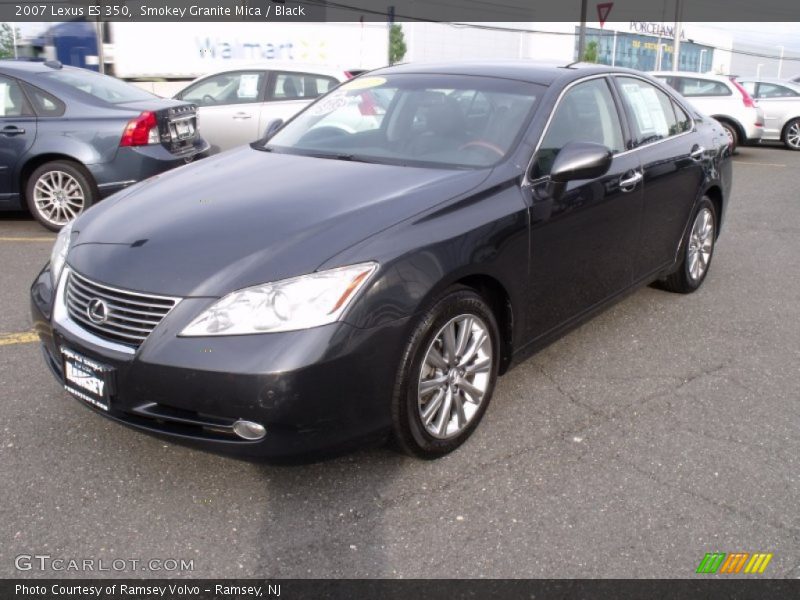 Smokey Granite Mica / Black 2007 Lexus ES 350