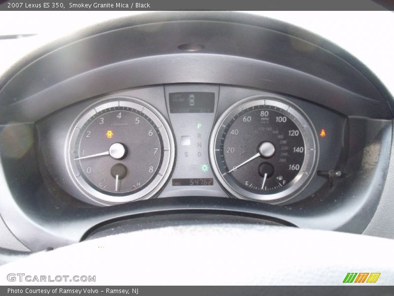 Smokey Granite Mica / Black 2007 Lexus ES 350