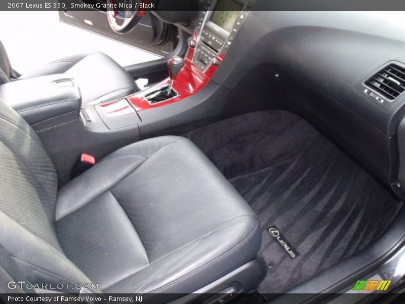 Smokey Granite Mica / Black 2007 Lexus ES 350